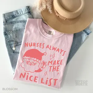 Comfort Colors Nurse Christmas Shirt, NICU Nurse Practitioner Shirt, Christmas Gift for ICU Nurse