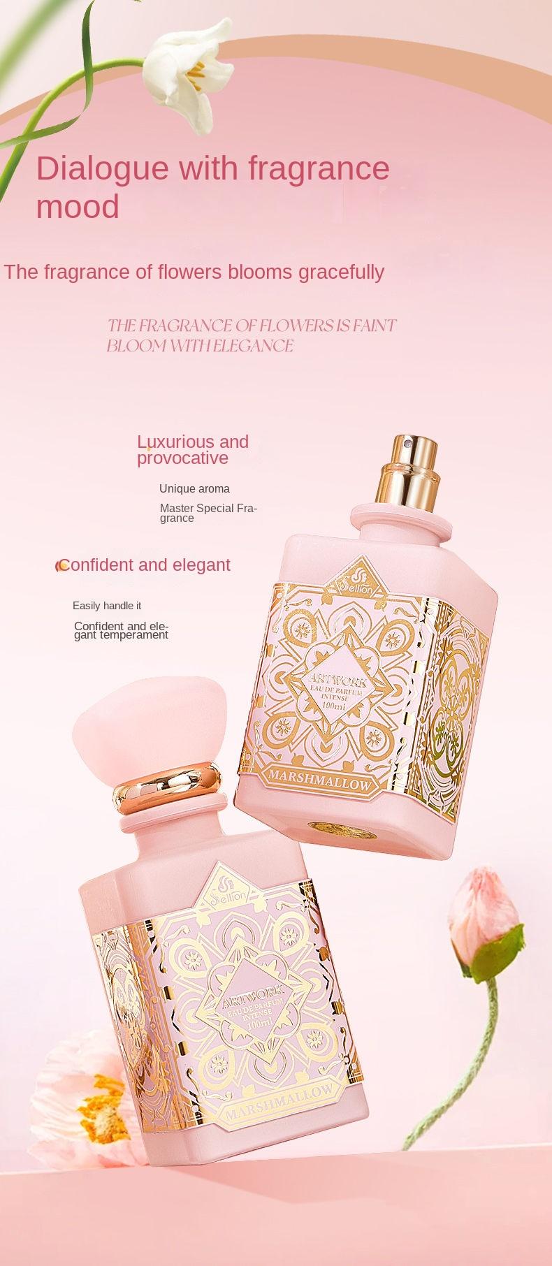 Gourmand Floral Womens Perfume, Sellion Marshmallow EDP, Perfect Gift for Her