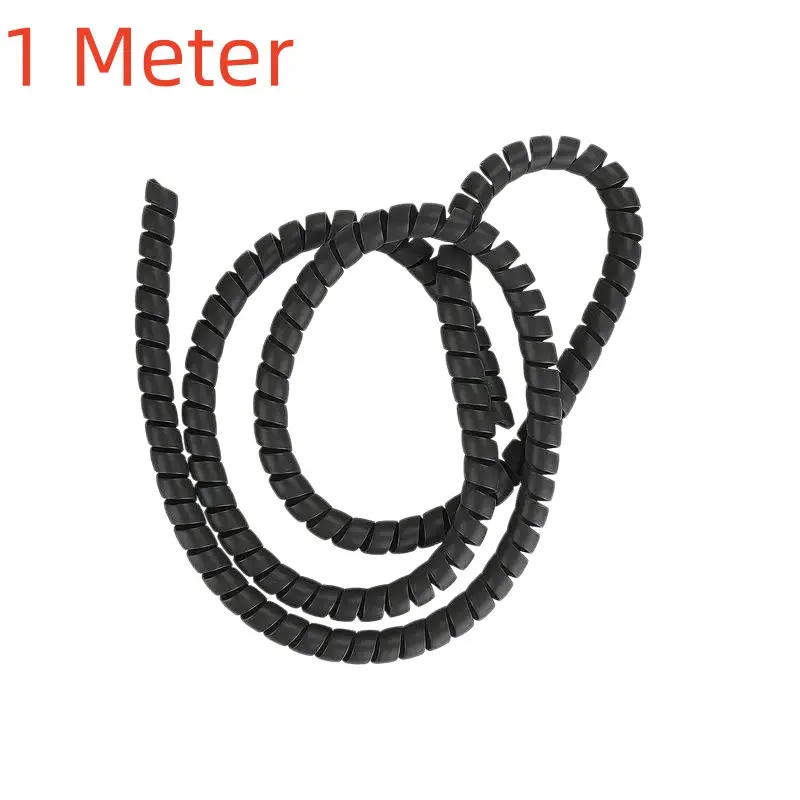 Protective Spiral Cable Wrap for Scooter Parts Components, Durable Wire Protection Tube, 1 Meter Long Coil Cord Organizer Cable Management Accessory