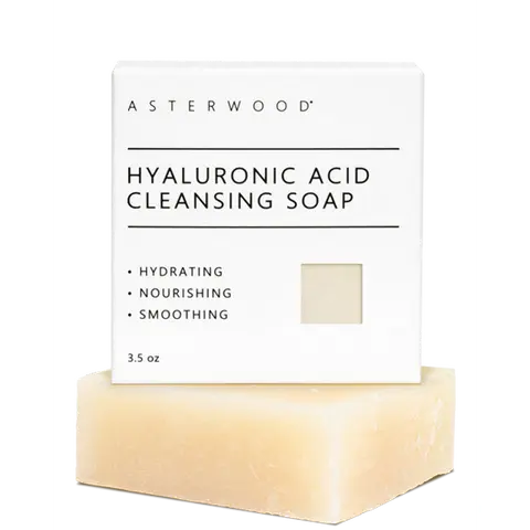 Hyaluronic Acid Cleansing Face Soap | Hydrating, Plumping & Collagen-Boosting Facial Bar | Gentle Moisturizing Cleanser for All Skin Types | Fragrance-Free