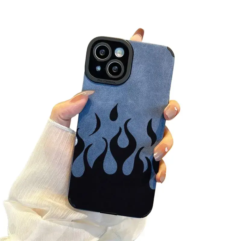 Creative Black Wave Pattern TPU Case for iPhone 17/17 Air/17 Pro Max, Compatible with iPhone 15 Pro Max/14/16 Plus/15/13P/12/11/7/8P/X/Xs Max Silicone Shockproof Faux Leather Adhesive Protective Case High Value premium case