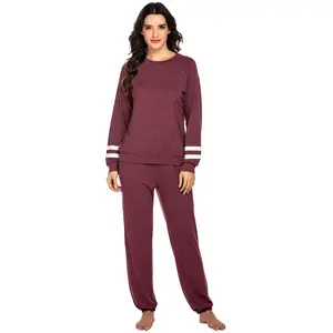 Ekouaer Sweatsuits Womens Loungewear Set Tracksuit Long Sleeve Pajamas Set with Pockets 2 Piece Outfits Lounge Sets,Outfits for Daily, Downtown Girl Clothes. Fal Outfits, Christmas 2025 Trend, Fall & Winter Womenswear pant pajama