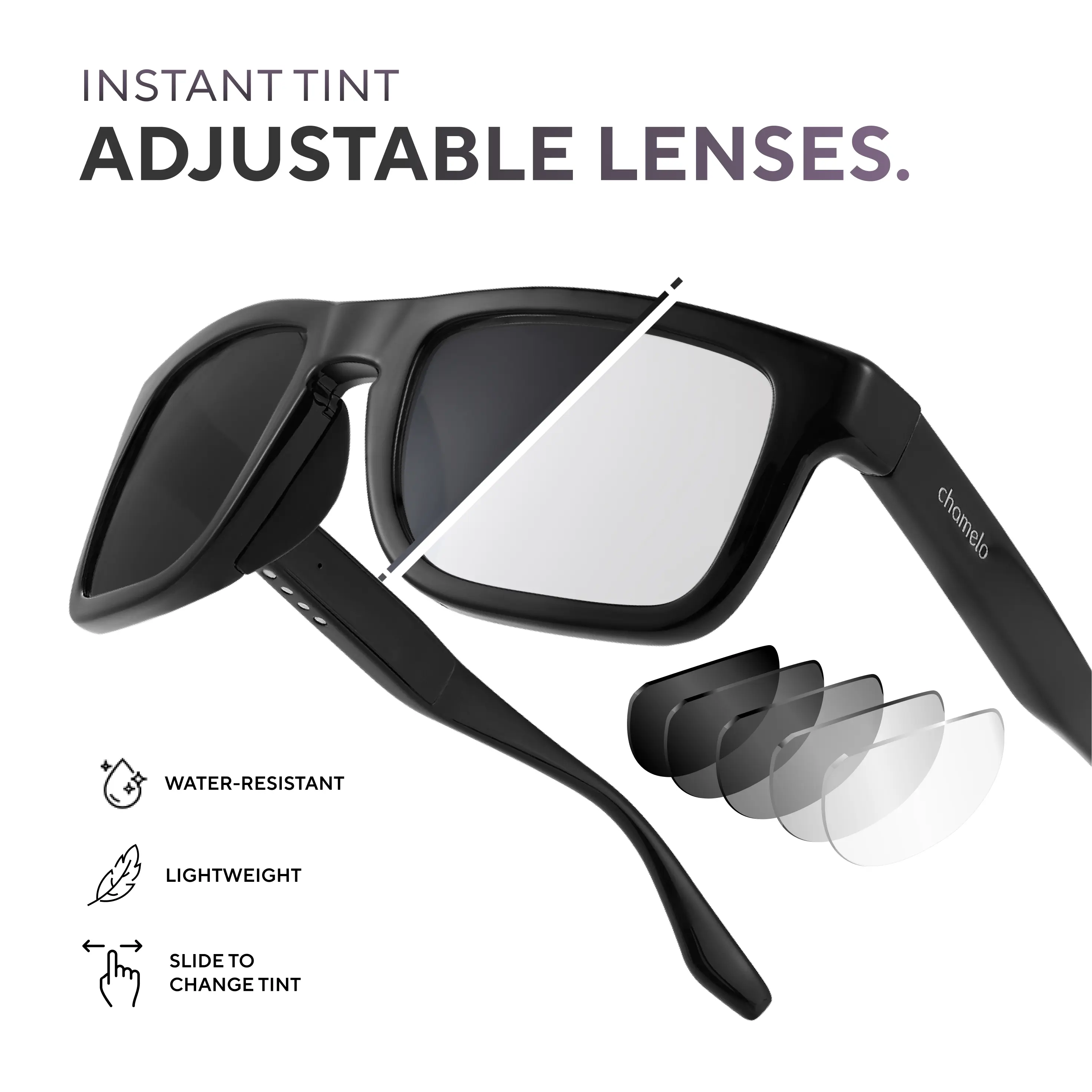 Prime by Chamelo — Next-Gen Sunglasses with Instant Electronic Tint Control