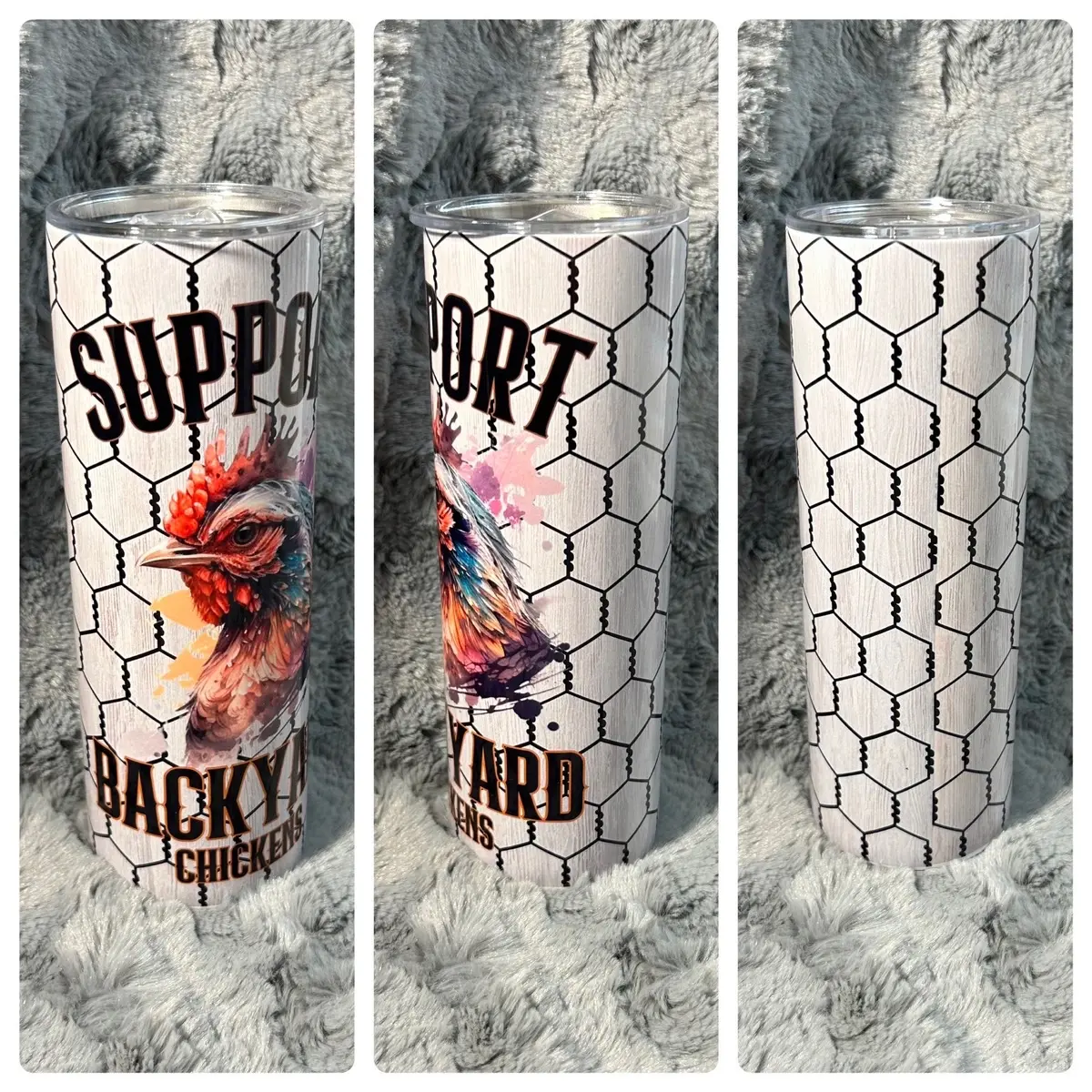 Backyard chickens tumbler