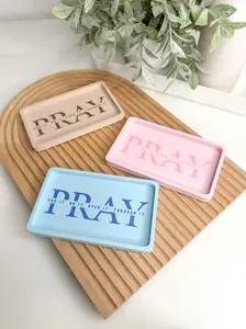 Pray Tray Trinket Desk Organizer For Crafts & Office Space Organize Small Parts Paper Clips Beads Rhinestones Charms & Jewelry Pieces