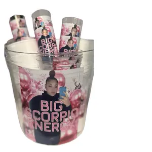 Personalized Party Bucket with Big Scorpio Energy Design and Customizable Photos for Special Occasions