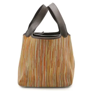Pre-owned HERMÈS Leather Travel Bags Hermes Picotin Bag Vibrato PM by Rebag