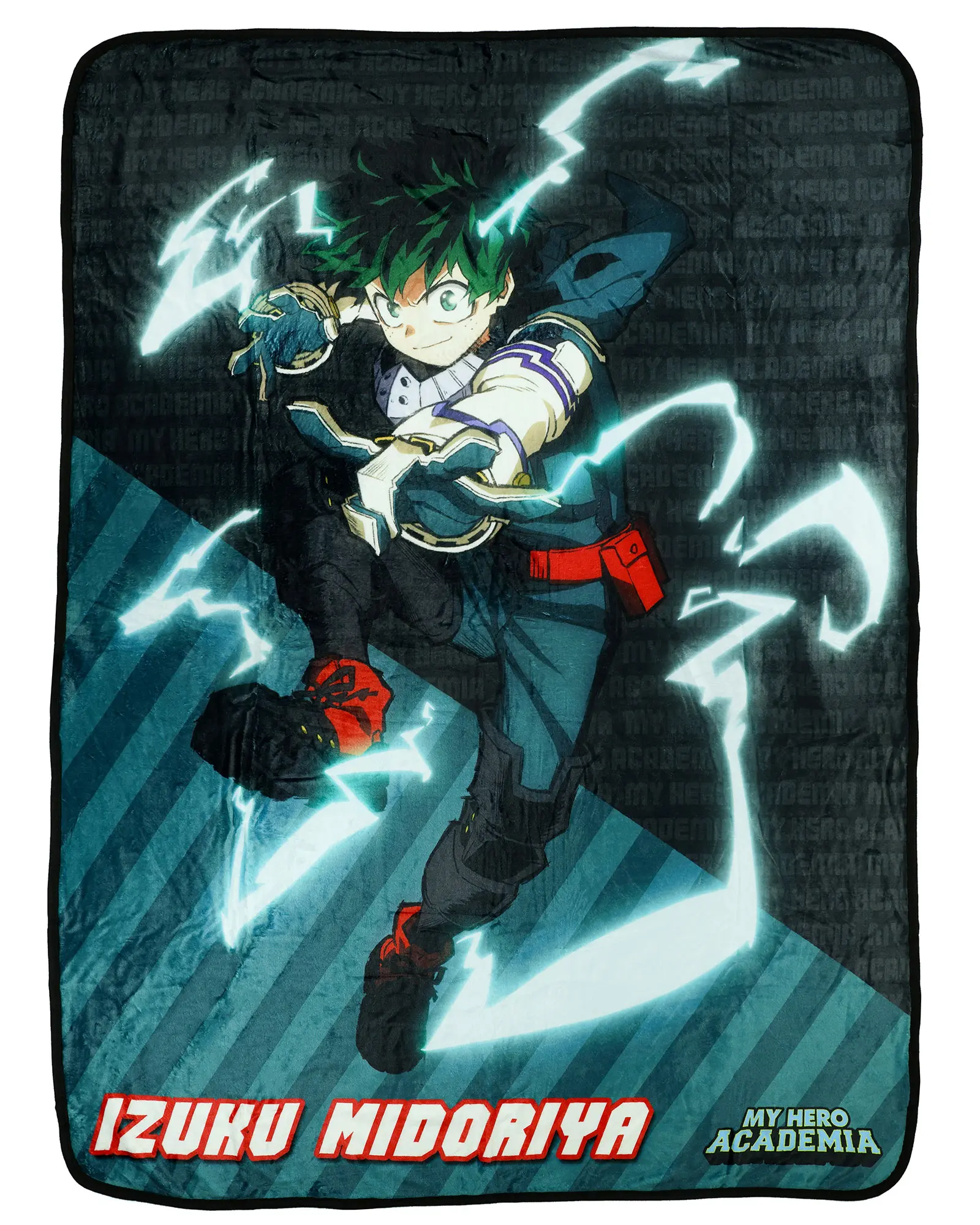 My Hero Academia Izuku Midoriya Soft Plush Lightweight Throw Blanket 45" X 60"