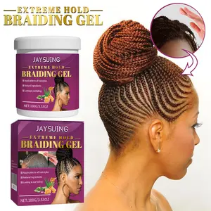 pink aloe braiding gel, Extreme Hold Braid Styling Gel, No‑Residue Edge Smoothing Tamer, Natural Aloe Extract Infused, Firm Grip For Dreadlocks, Twists And Complex Braided Hairstyles