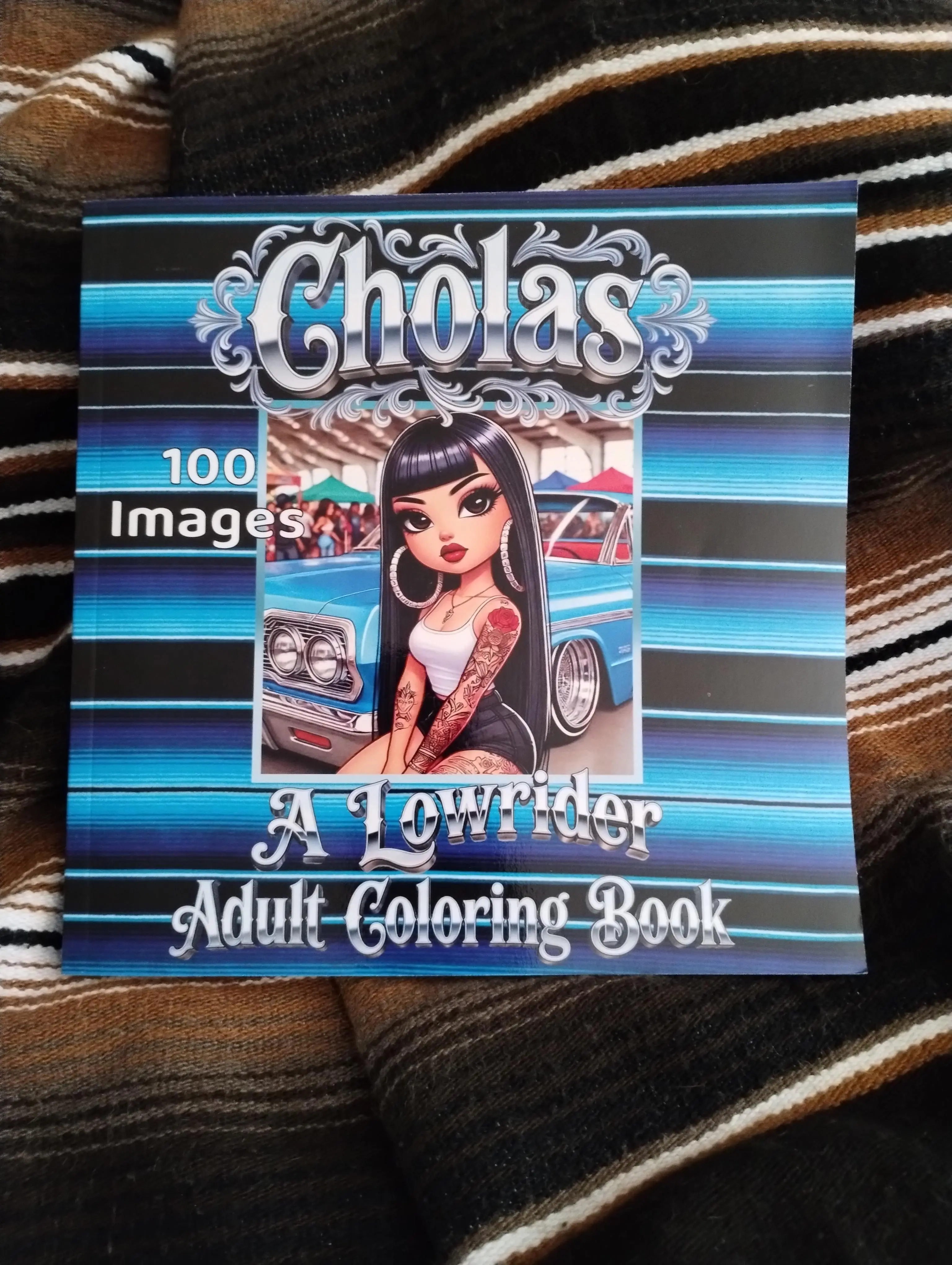 Adult Lowrider Coloring Book - Bold Art Designs for Creativity, Featuring Lowrider Cars, Cholas, Chicano Couples, and Barrio Scenes (Office Stationery Art Supply)