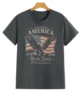 [Lunicora] We The People America TShirt, Mother's Day TShirt, Funny Shirt, Cool Vintage Fashion Tshirt, Classic Short Sleeve Novelty Tees Onesie
