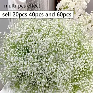 1800 artificial wheat flowers, Artificial Flower Bouquet, suitable for outdoor settings, are an ideal choice for weddings, engagements, home decoration, hotels, events, and parties, suitable for both indoor and outdoor decoration