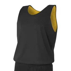 A4tech Women's Sleeveless Reversible Mesh Tank Top - Athletic Sportswear Basic, Breathable Fabric, Standard Sizes, Ideal for Practice Sessions, Improves Mobility (Note: Original Boys' Menswear Label)