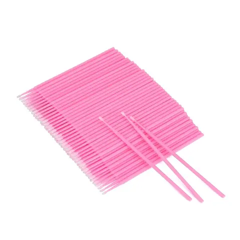 100PCS Cotton Swabs, Disposable Micro Applicators Brush for Makeup and Personal Care Beauty Cosmetic Brush, Micro Swabs for Eyelash Extensions, Nails, Eyeliner
