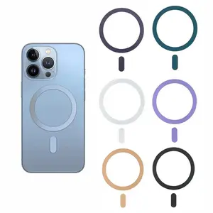 3-Piece Metal Sheet Multi-Functional Phone Adhesive Backing Iron Plate Compatible Magsafe Smartphone Accessories Magnetic Stand iPhone Magnetic Phone Holder