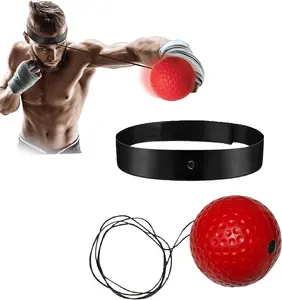 Boxing Reflex Ball Headband, Boxing Reflex Ball - Headband Boxing Ball - Head Mounted Boxing Reaction Ball - Adjustable Boxing Training Ball - Boxing Training Reaction Ball - Boxing Gear Punching Ball