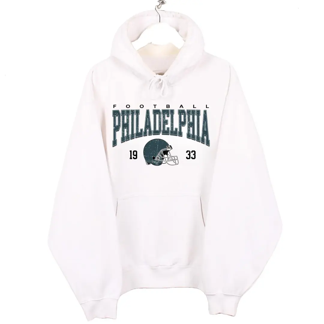 Vintage Philadelphia Football Crewneck Hoodie, Philadelphia Game Day Football Pullover, Vintage Philly Football Top, Vintage Eagle Crewneck Hoodie, Eagle Fan Apparel, Philadelphia