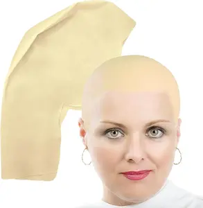 4E's Novelty Bald Cap Latex – Realistic Halloween Bald Cap for Men, Women, Kids, Cosplay & Wig Use