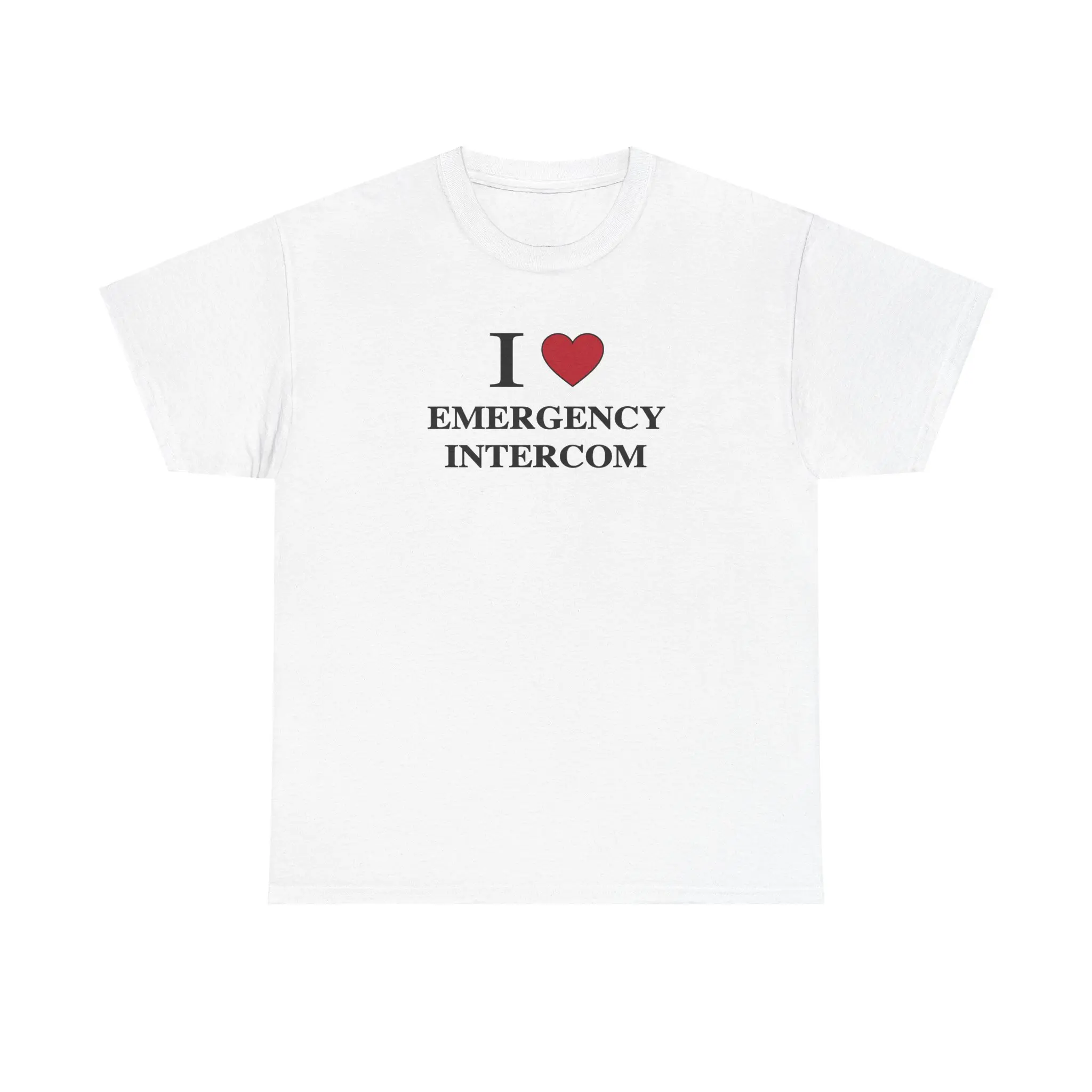 I Heart Emergency Intercom Merch Shirt Unisex Tee Emergency Intercom T-Shirt Fan Merchandise Fandom Graphic T
