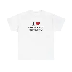 I Heart Emergency Intercom Merch Shirt Unisex Tee Emergency Intercom T-Shirt Fan Merchandise Fandom Graphic T