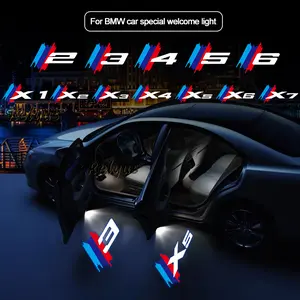 2Pcs LED Car Door Projector Car Welcome Light For BMW X1 X2 X3 X4 X5 X6 X7 E90 E91 E92 E93 E60 E61 F10 F30 F20 2 3 4 5 6 Series