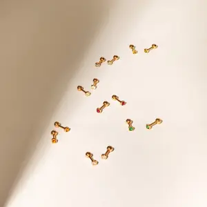 August Birthstone Stud Earrings