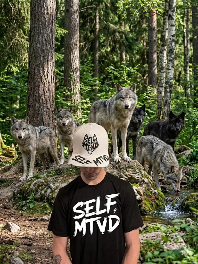 SELF MTVD Alpha Wolf Hat (White)