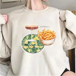 ‘Girl Dinner’ Crewneck Sweatshirt, Espresso Martini Sweater, T-shirt and Hoodie, Classic
