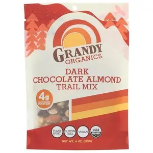 Grandy Organics Organic Dark Chocolate Almond Trail Mix, 4 OZ