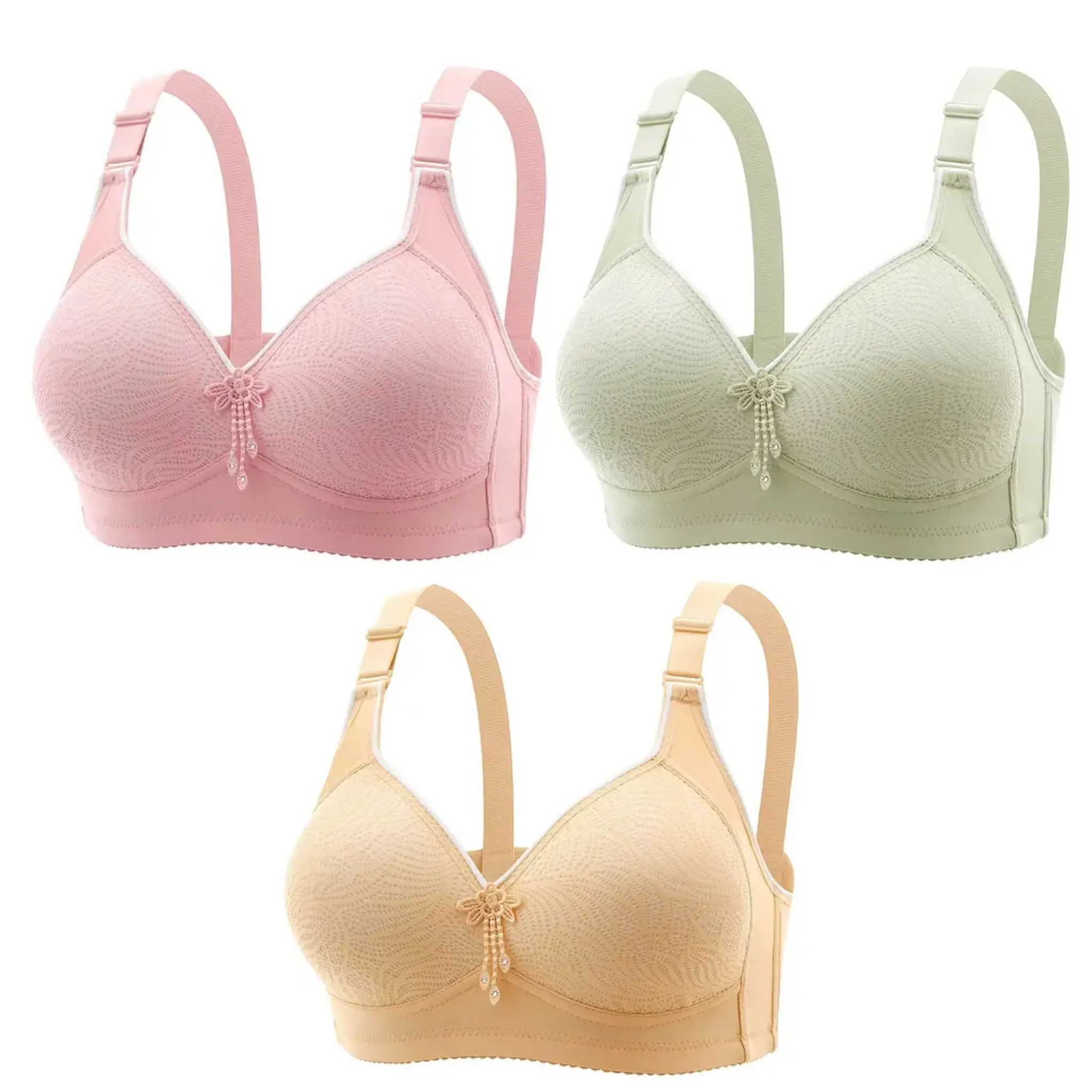 Pink+Green+Yellow（Lighter, brighter tone）