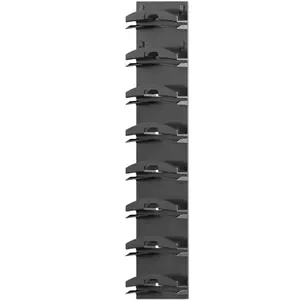 Wall-mounted multi-level hat storage rack  2 sets  Can hold up to 16 hats. Hanging storage rack suitable for closet doors and wall decorations. Black Organiser Wall Mount Design Organizer
