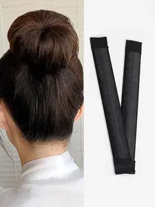 Minimalist Hair Bun Maker, Solid Color Hair Bun Maker, Fast Easy Magic Bun Shaper for Girls, Hair Styling Tool for Women, Fashion Hair Accessories