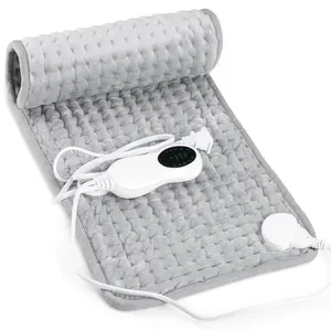 Extra Electric Heating Pad for Back Neck Shoulder Pain Relief Machine Washable with 10 Temp Settings & 3 Timer Options - Heater