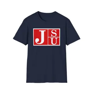 JSU Tigers Red Block Jackson State University Unisex Softstyle T-Shirt Graduation Alumni Gift