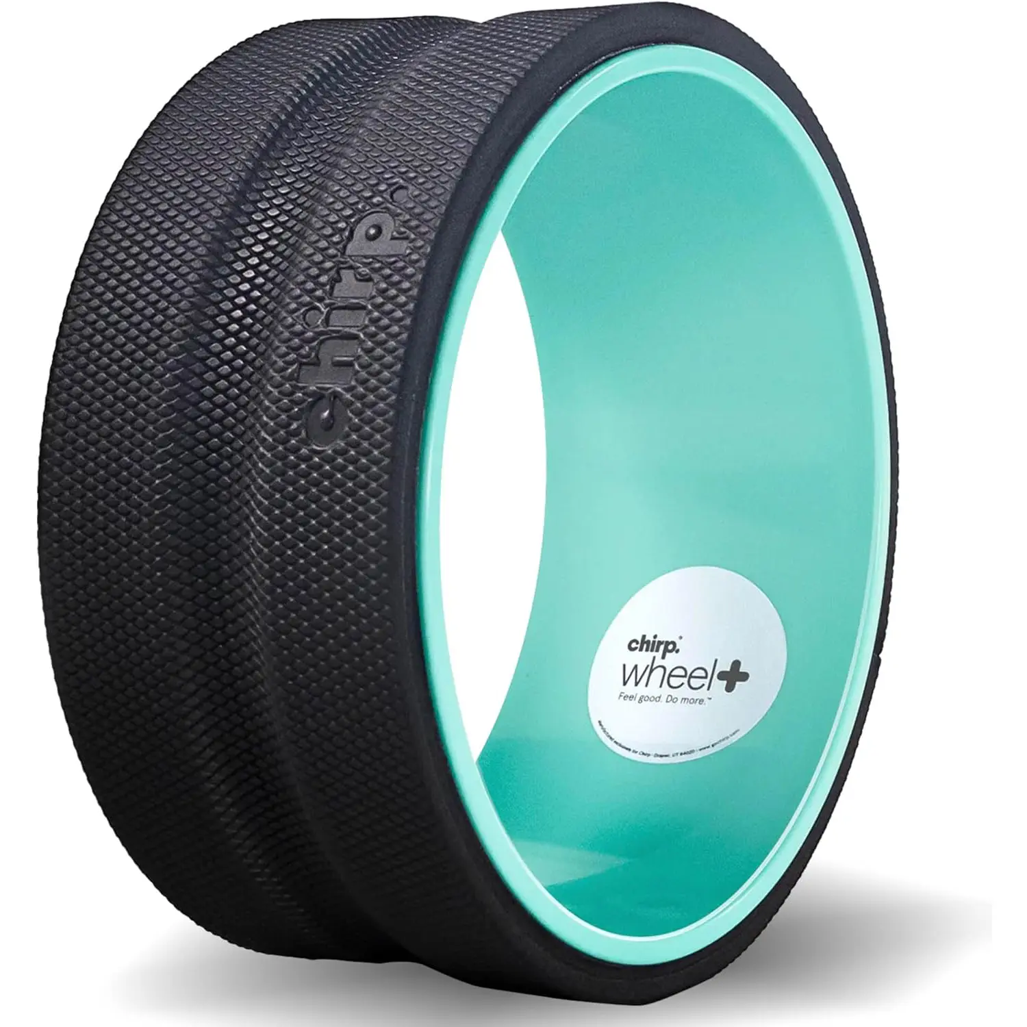 Chirp Wheel Foam Roller - Targeted Back Foam Roller for Neck & Back Pain Relief, Deep Tissue Muscle Massage, Trigger Point Round Design - High Density Tool for Physical Therapy and Exercise