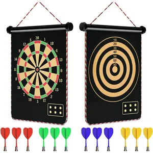 P-OGP02   Magnetic Dart Board Outdoor Game for Kids with 12 Darts, Best Toys Gifts for Teenage Boys Girls Age 5 6 7 8 9 10 11 12 13 14 15 16 Years