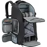 K&F CONCEPT 30L Durable Camera Backpack for Photographers, with Side Opening, DSLR Tripod Smartphone SD Card Storage, 16-Inch Laptop Compartment, Rain Cover, Accessories & Protection for Canon/Nikon/Sony Cameras, DJI Mavic Drone (Travel Use)