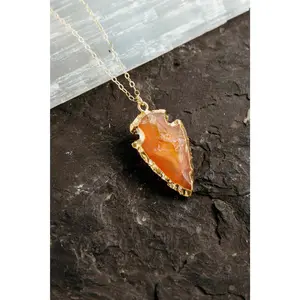 Fire In Her Soul Carnelian Necklace