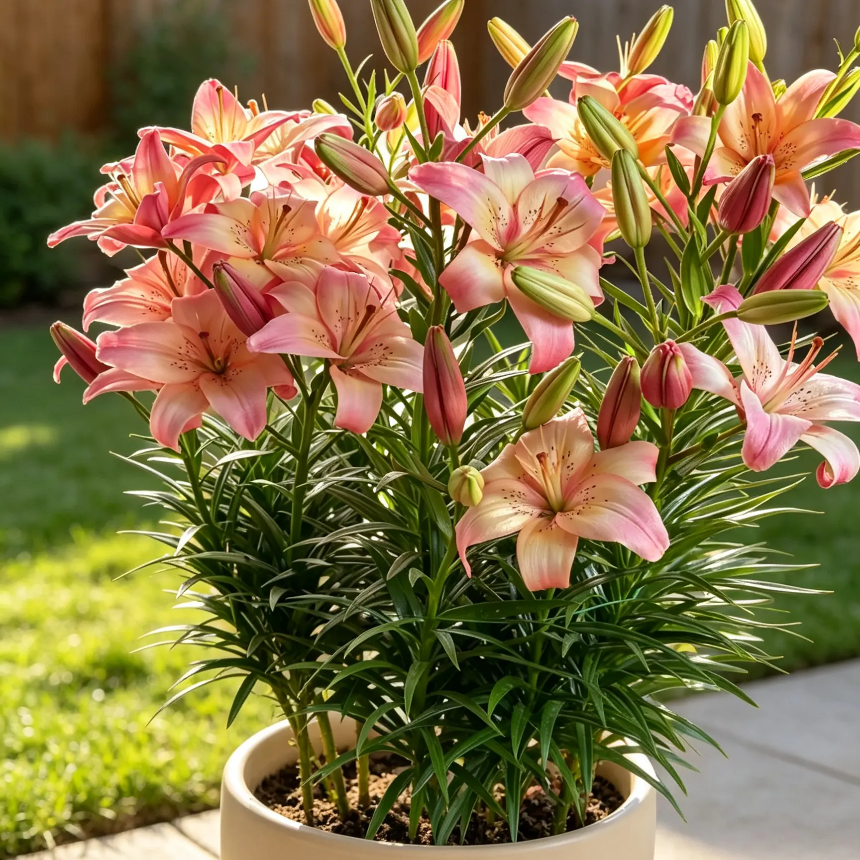 Lily Bulb, Beautiful Flower Garden Bulb, Elegant Blooming Lily for Outdoor Garden Patio Planting
