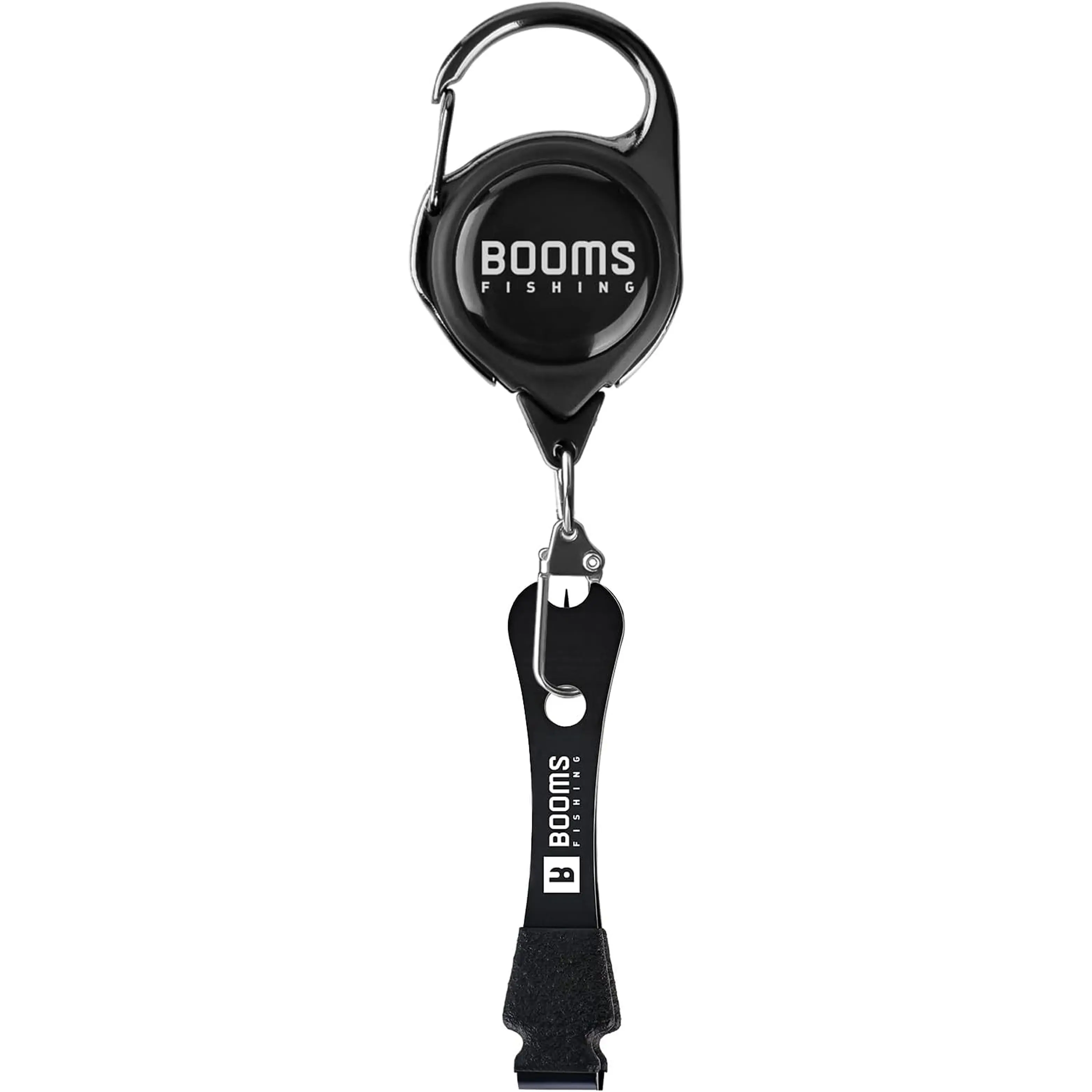 Booms Fishing FC2 Fishing Knot Tying Tool, Fly Fishing Line Cutter, Fishing Clippers with Retractor