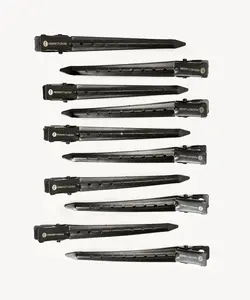 Long Duckbill Metal Hair Clips (10 Pack)