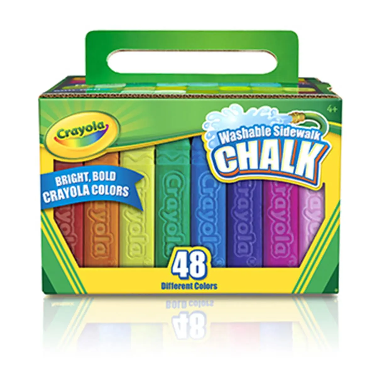 Crayola Washable Crayon-Themed Boxed Chalk (48 Count), Bin512048 Office Stationery Writing Tool for Computers & Office Equipment Supplies