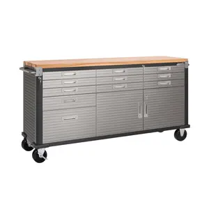 UltraHD® 11-Drawer Rolling Workbench, Graphite