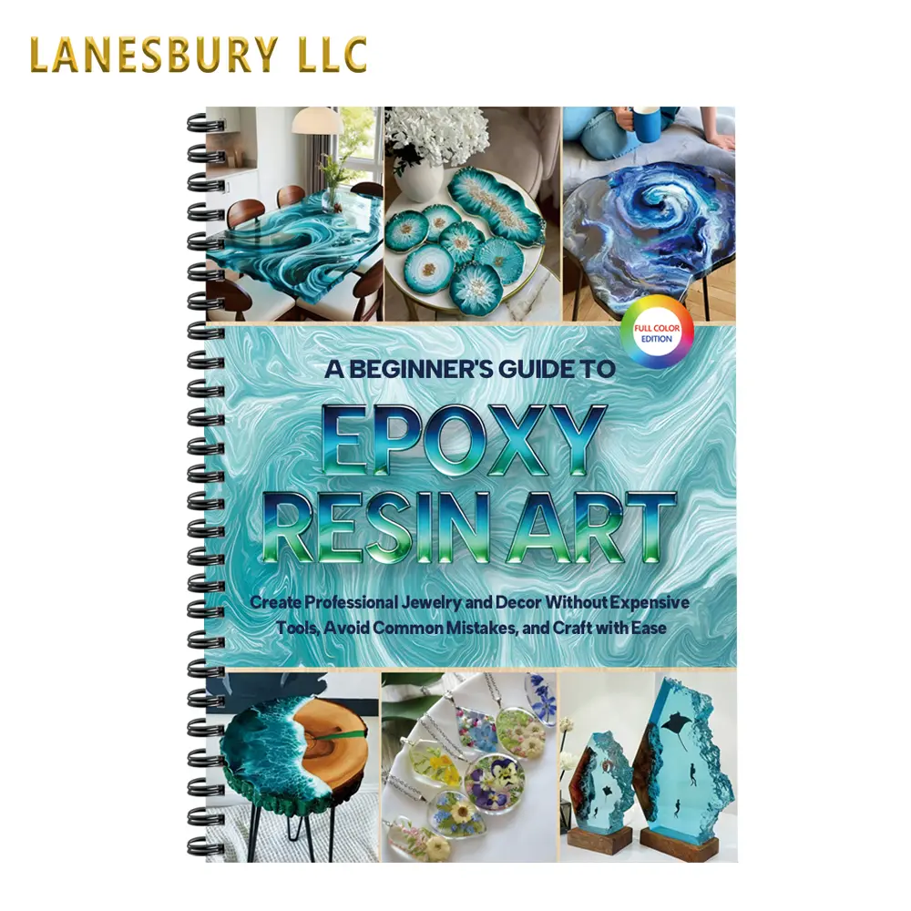 Beginner's English Epoxy Resin Art Guide Book for Craft Supplies: Create Professional Jewelry & Decor Without Expensive Tools, Avoid Mistakes, Craft Easily