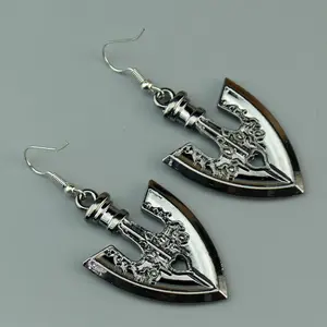 Anime JoJos Bizarre Adventure Earrings Kakyoin Noriaki Arrow Pendant Earrings For Women Men Cartoon Cosplay Jewelry Gifts