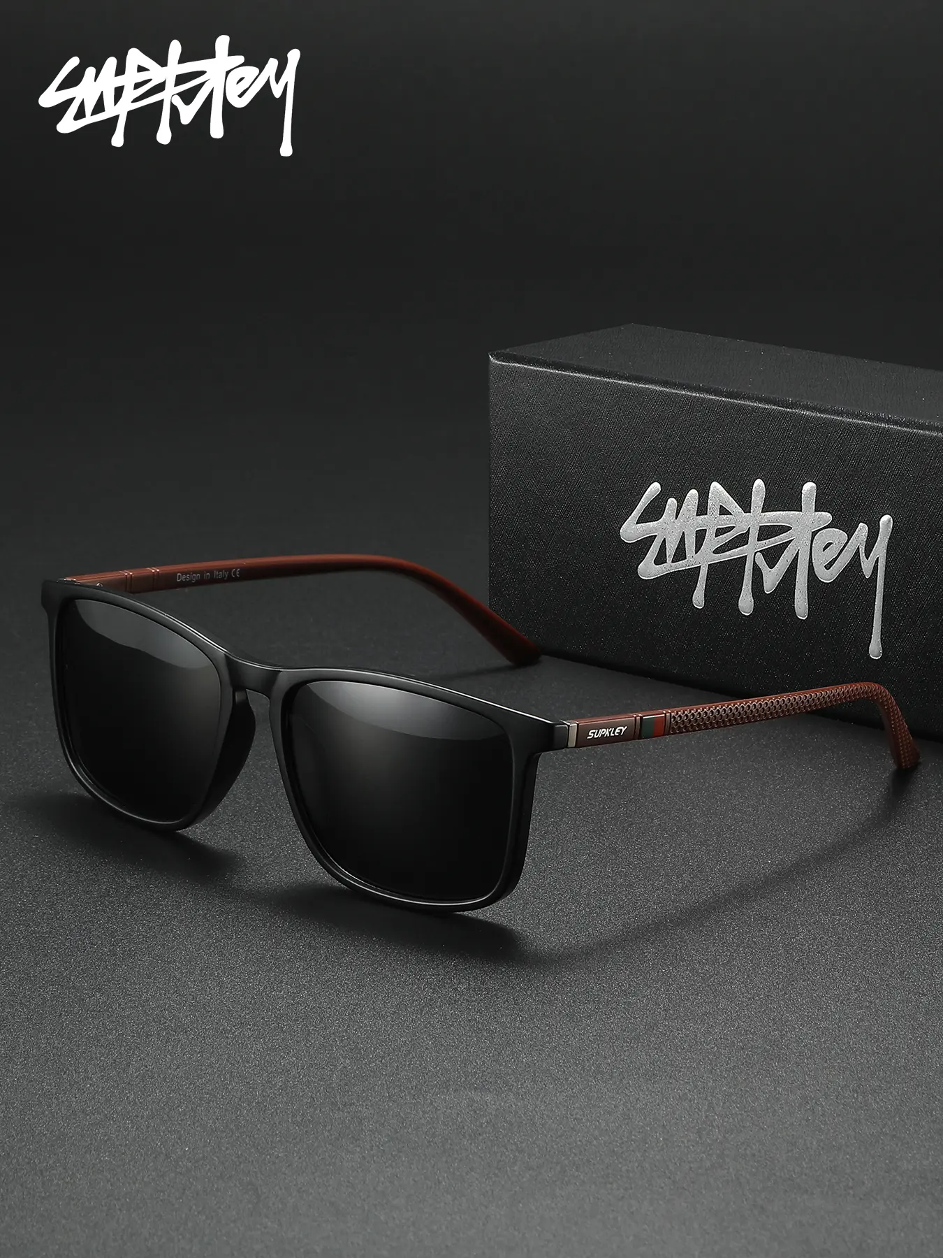 SUPKLEY Ultra Light And Comfortable Men'S Polarizing Sunglasses With Uv Protection, Lightweight Durable Sunglasses, Polarized Fishing Sunglasses, Fishing And Driving To Reduce Glare, Brand Packaging, Gift Items