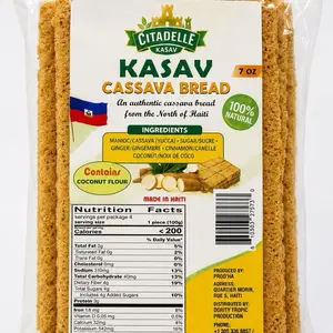 Crispy Citadelle Kasav Cassava Manyok Okap Dous Snack, Crunchy Puffed Snack for On-the-Go Enjoyment
