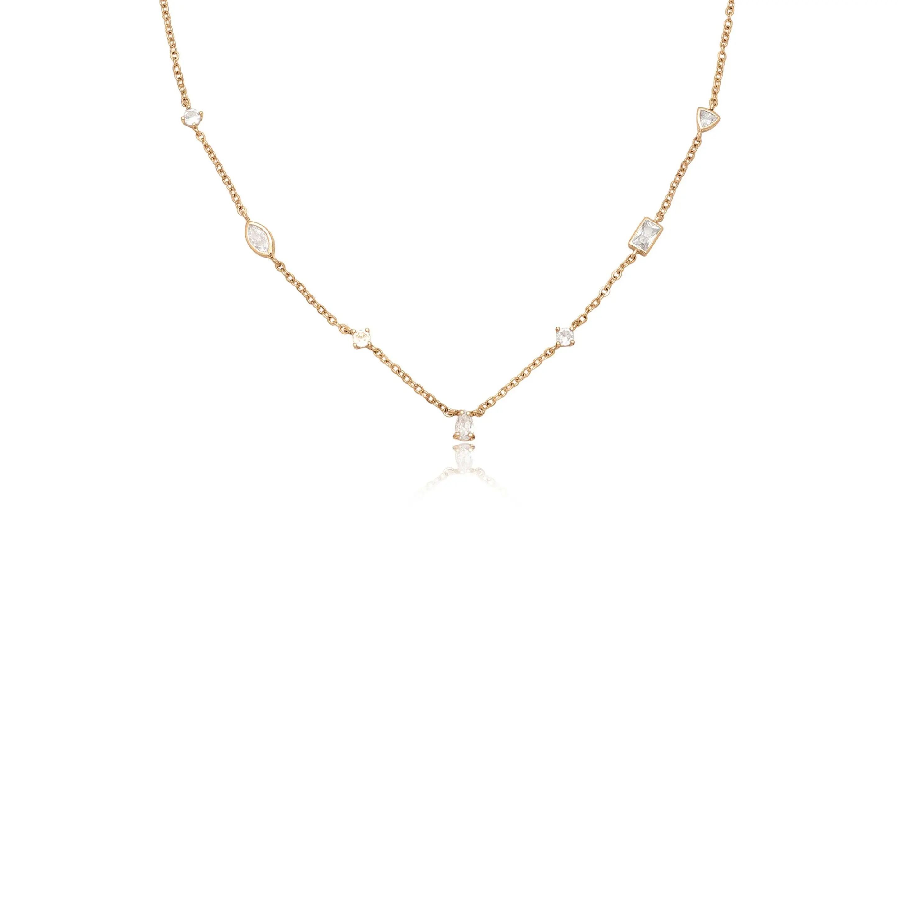 Shapely Crystals Necklace