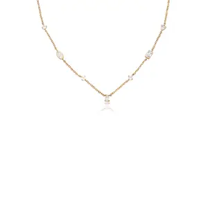 Shapely Crystals Necklace