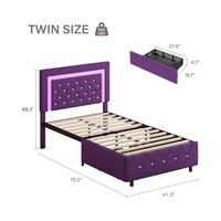 Twin Size Purple